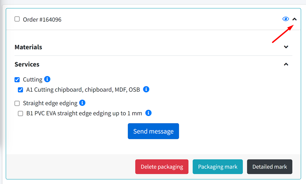 Markierung im Detail