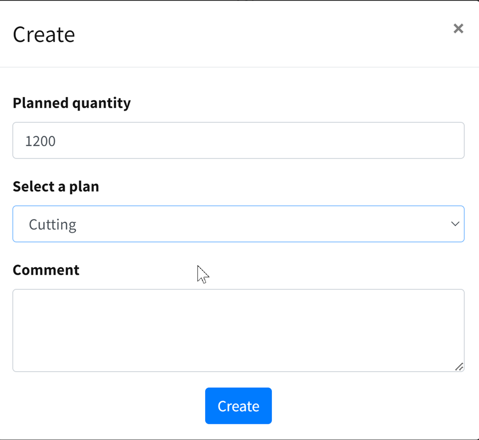 Erstellen eines Plans